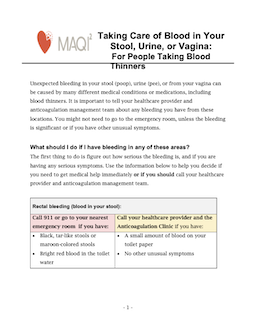 What to Do: Blood in Your Stool, Urine, Or Vagina PDF