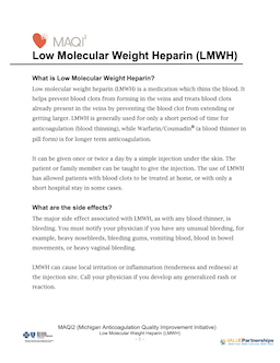 Low Molecular Weight Heparin